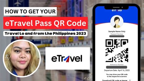Traveling to the Philippines: How to Get eTRAVEL QR CODE .